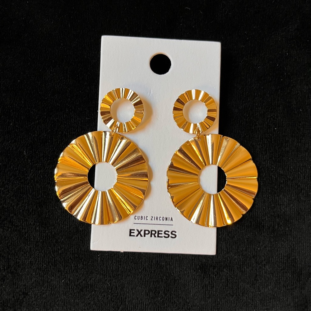 50% Off Express Radiant Gold Earrings
